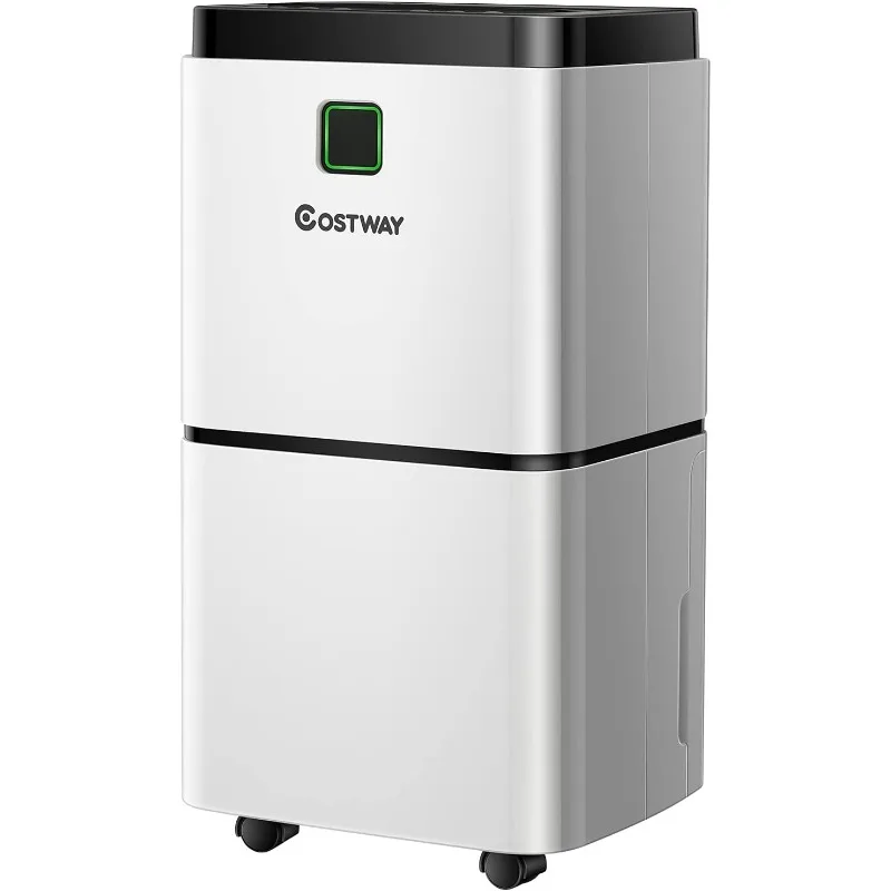 

1500 Sq. Ft Dehumidifier for Home & Medium Spaces, Portable 24 Pints Dehumidifier w/ 3 Color LED Light, 3 Modes, 2 Speeds