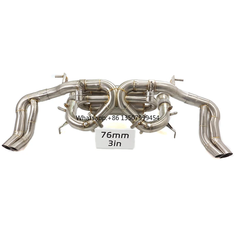 

New Arrival Factory Direct Sale for R8 5.2L V10 Stainless Steel Exhaust System Catback With OPF Valve Muffler