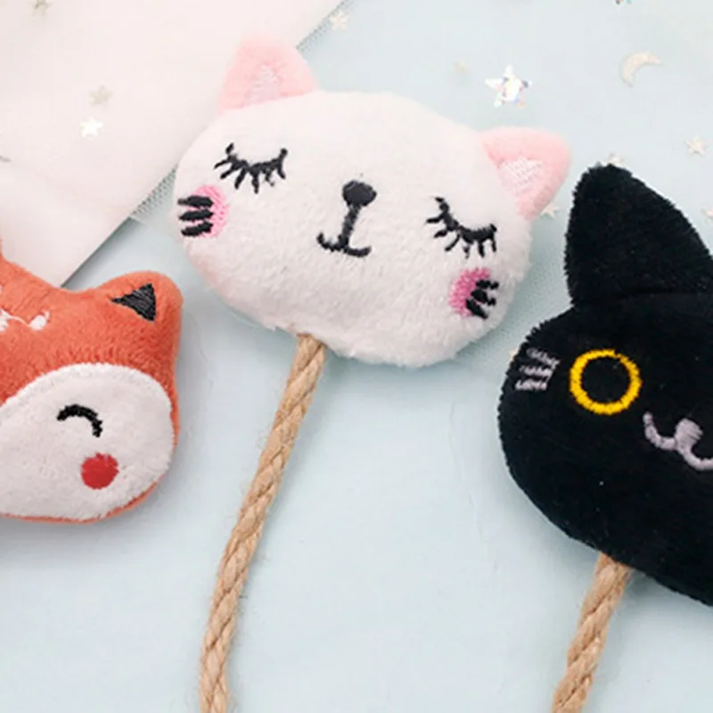 Catnip Toy Cat Chew Toy Bite Resistant Catnip Toys For Cats Filled Cartoon Dolls Teething With Feather Bell And Hemp Rope