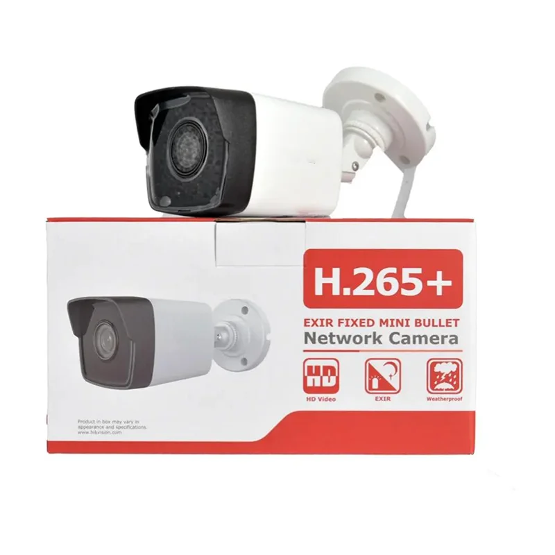 Hikvision 4MP Mini Bullet IP Camera Not Support SD Card Security CCTV Night Vision PoE Camera DS-2CD1043G2-I DS-2CD1043G0-I