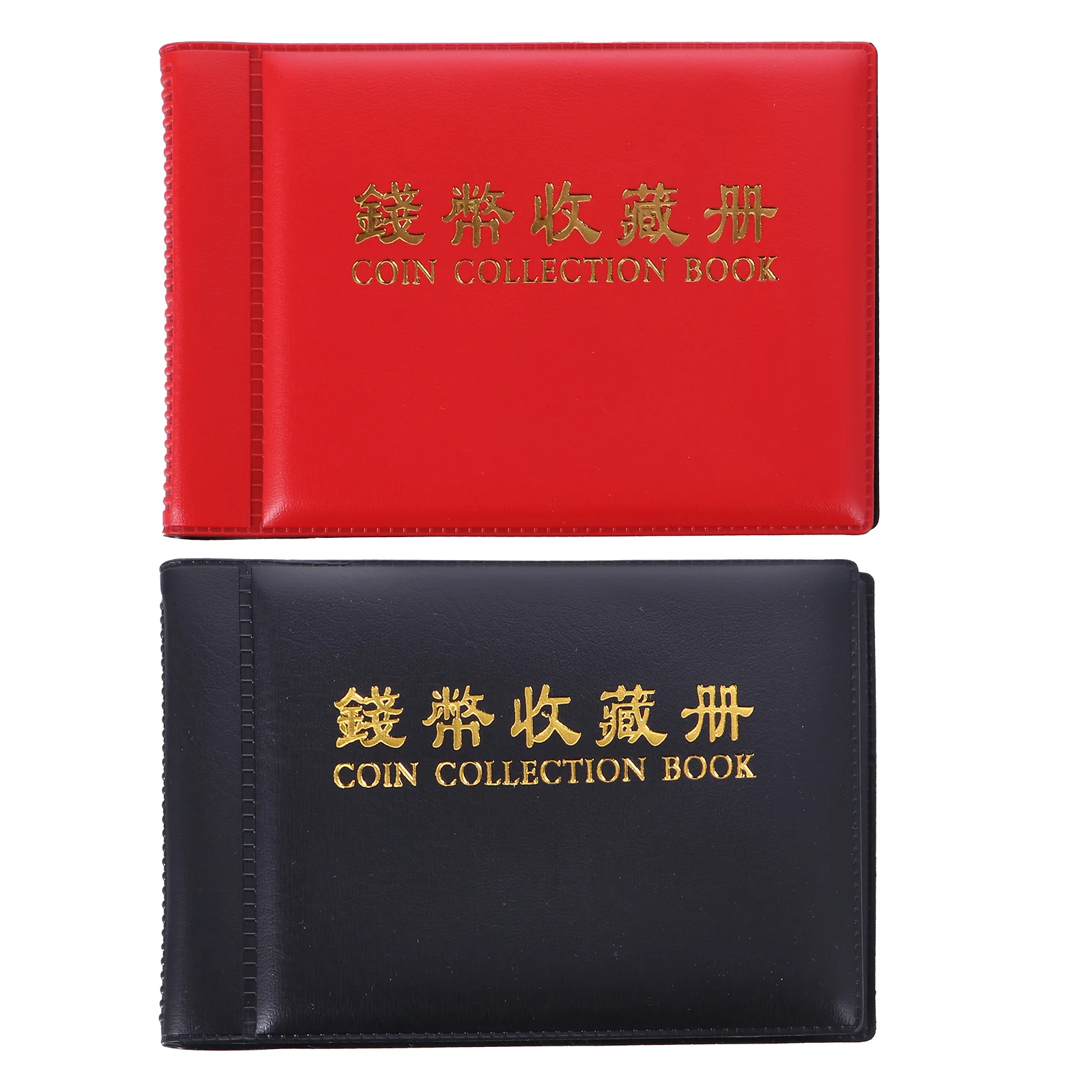2 قطعة حامل محمول صغير الحجم جمع العملات المعدنية المنظم عملة جمع كتاب تخزين الألبوم للعملات المعدنية الرموز الميداليات
