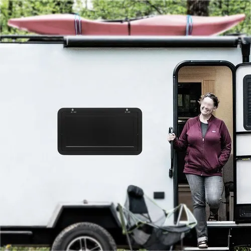 

Складной стол для автофургона, настенный прямоугольный стол для пикника, алюминиевый сплав 27,95x14,17 дюйма для кемпера на открытом воздухе