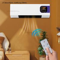 2000W Wall Mounted Air Conditioners with Remote Control Winter Warmer Small Multifunctional Blowing Supplies Home Appliance