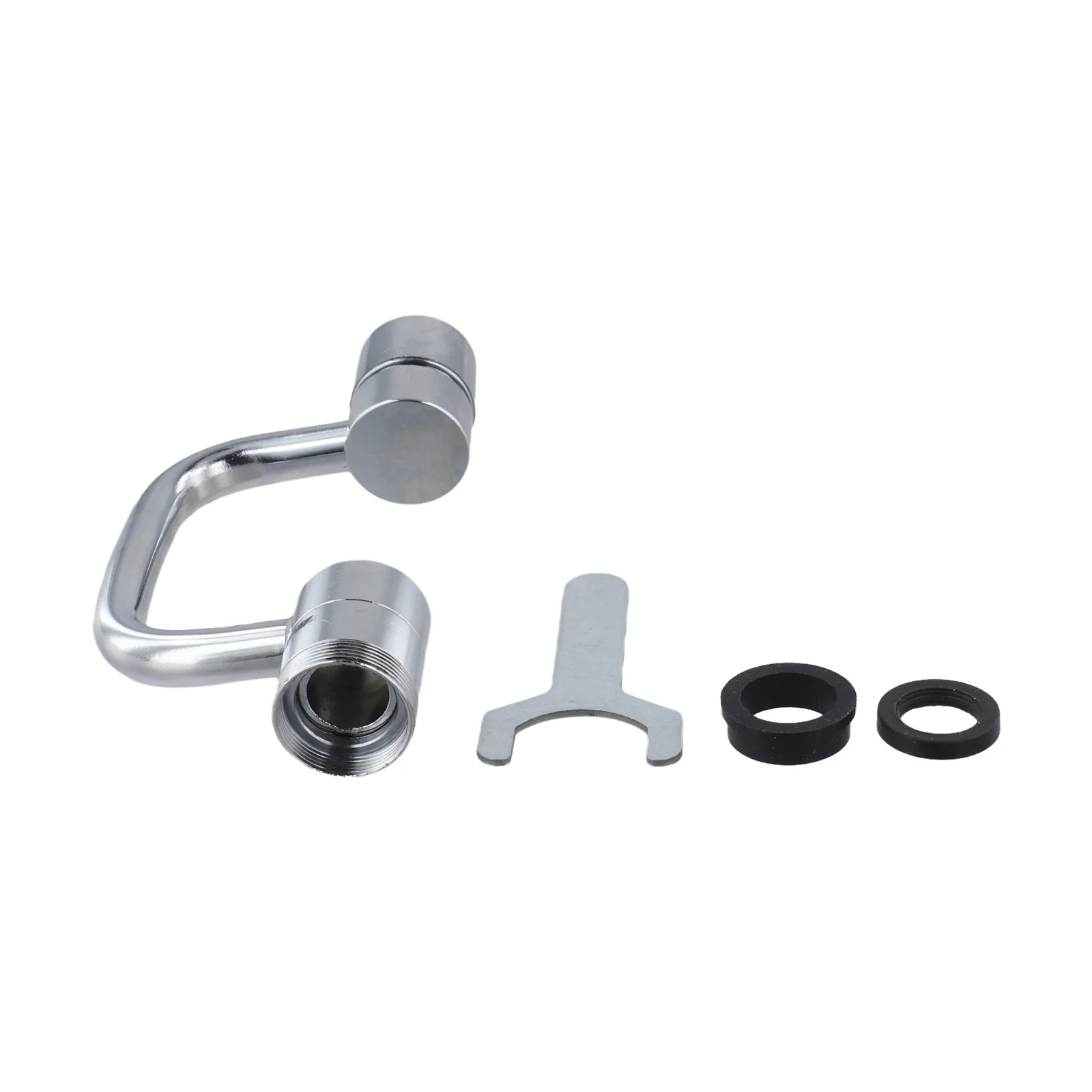 Mechanical Arm Faucet with Dual Mode for splash for proof and for boost Adjustable Height and Threaded Connector for Sink