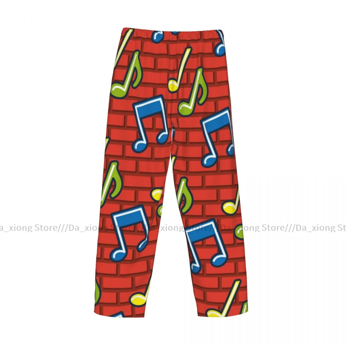 Música notas dos homens Pijama, calças lounge, fundo do sono, pijama