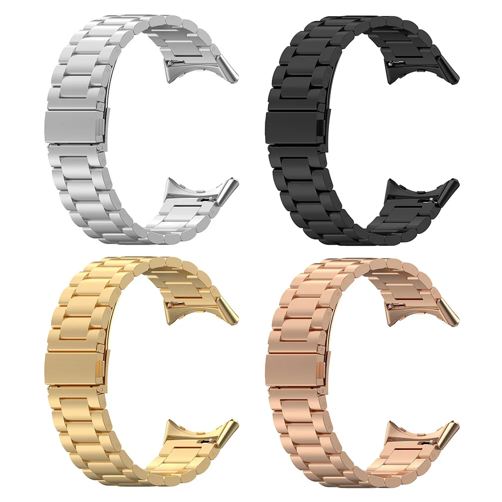 Metal Stainless Steel Bracelet Strap Replaced Accessories Adjustable Watchband Bracelet Strap for Google Pixel Watch 3 41mm/45mm