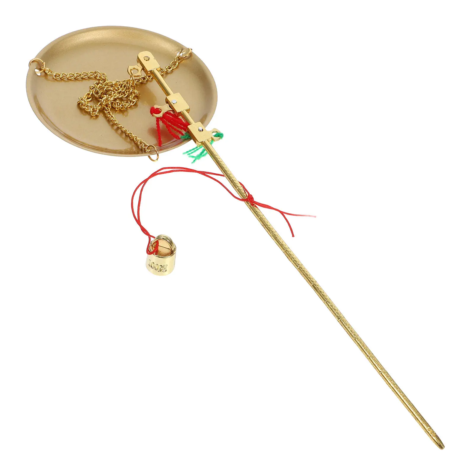 

Набор ретро-весов: компактный портативный металлический весовой прибор для взвешивания китайских трав, чая, ювелирных изделий и ингредиентов, точные портативные металлические весы