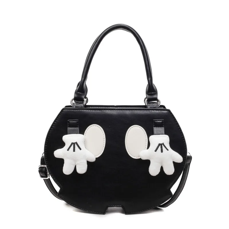 Cute PU Ins Funny Girls Small Square Crossbody Bag for Women Bag Unique Design Shoulder Handbags Ladies Hand Bag