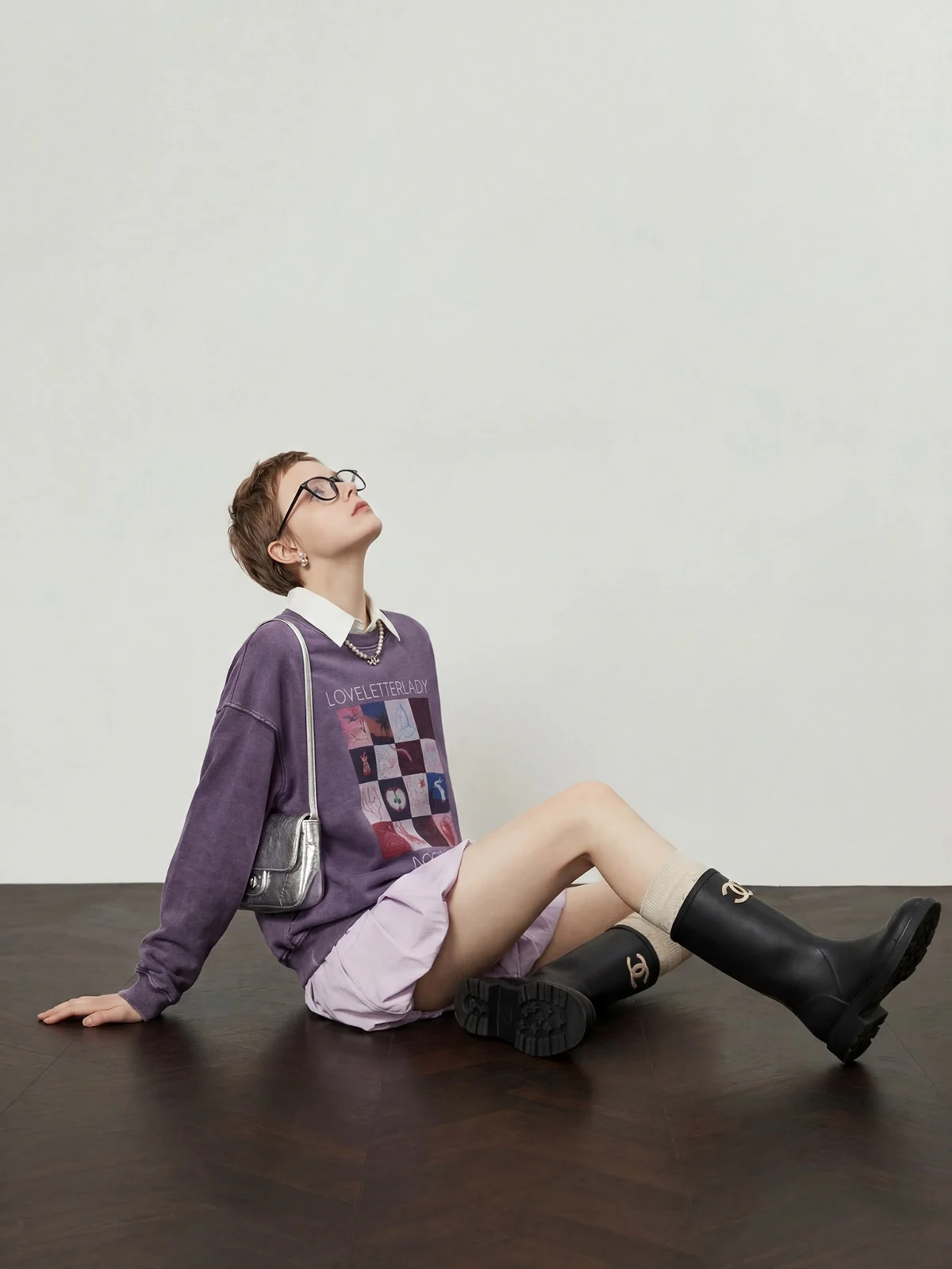 

Женская свободная толстовка с круглым вырезом и длинными рукавами Zhou Li Wu, цвета фуксии, новая весенняя коллекция, комфортная, с эффектом окрашивания, имитирующим шерсть кролика.