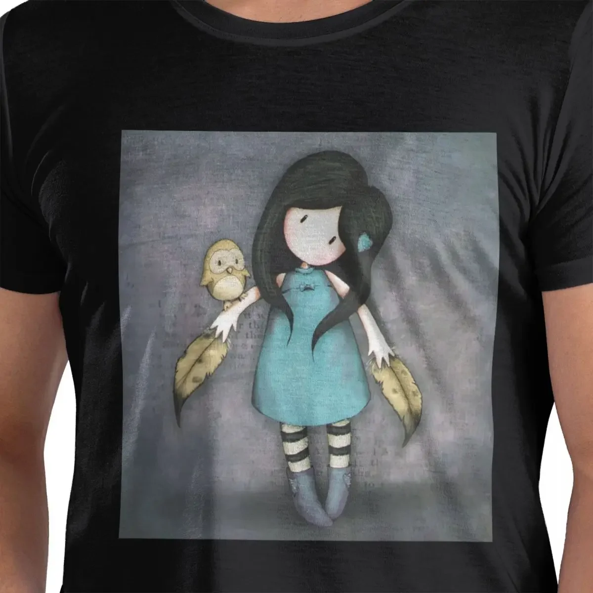 

Santoro Gorjuss 100% Cotton T-Shirt Men'sFashion T Shirts Men Crew Neck Short Sleeve S-6XL