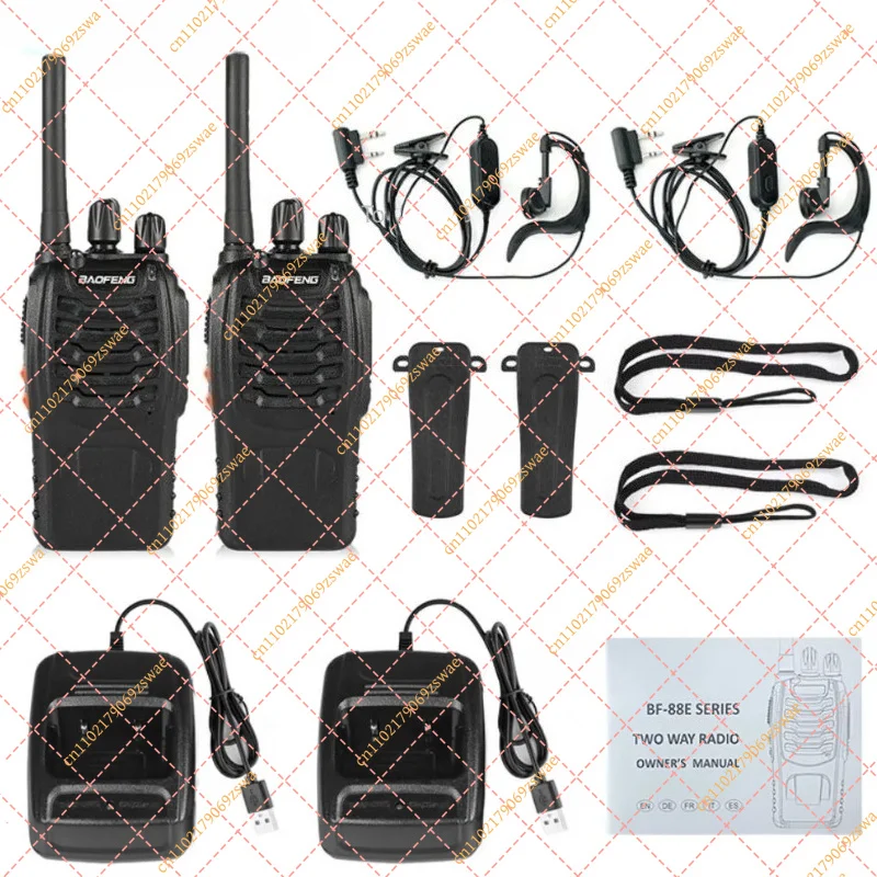 for BAOFENG BF-88E Walkie Talkie PMR446 Handheld Two Way Radio for Outdoor