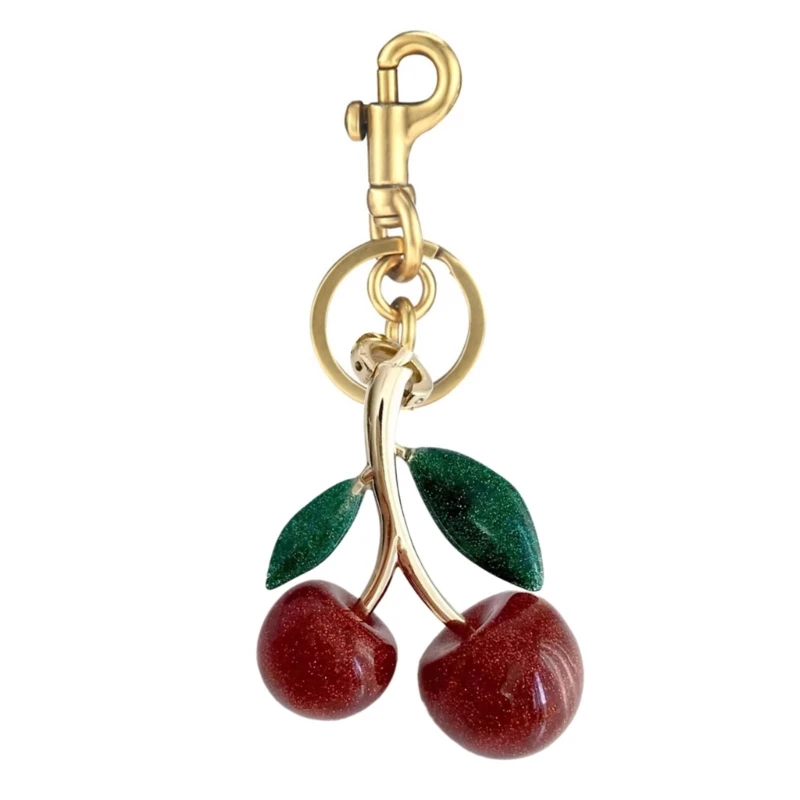 Fashionable Fruit Key Holder Trendy Handbag Decoration Portable Keychian Charm Refined Car Pendant Gift for All Ages