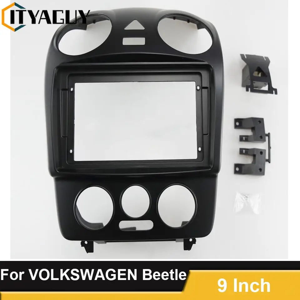 

2 din 9 inch Car android dvd gps ABS Plastic Frame For VOLKSWAGEN Beetle 2004-2010 Screen Dask Kit Fascia Frame