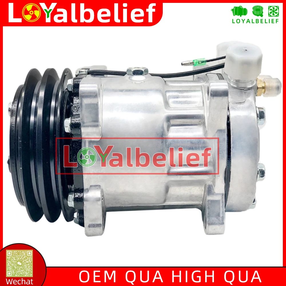 AC Air Conditoning Compressor SD7H15 For 7863 7867 8024 8031 8062 4663 4779 6036 8104 8258 12V 2PK