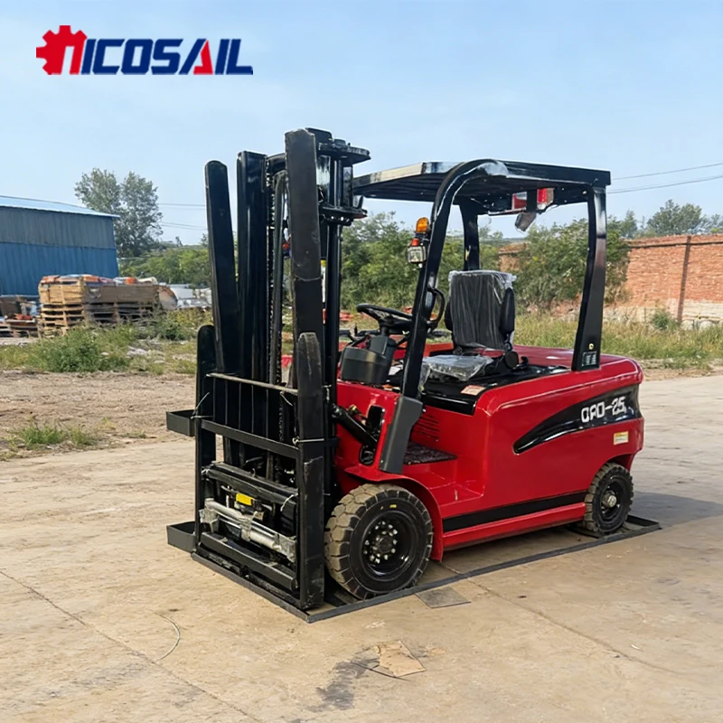 Electric Forklift 2 Ton Compact Counterbalance Electric Forklift Truck for Factory Use
