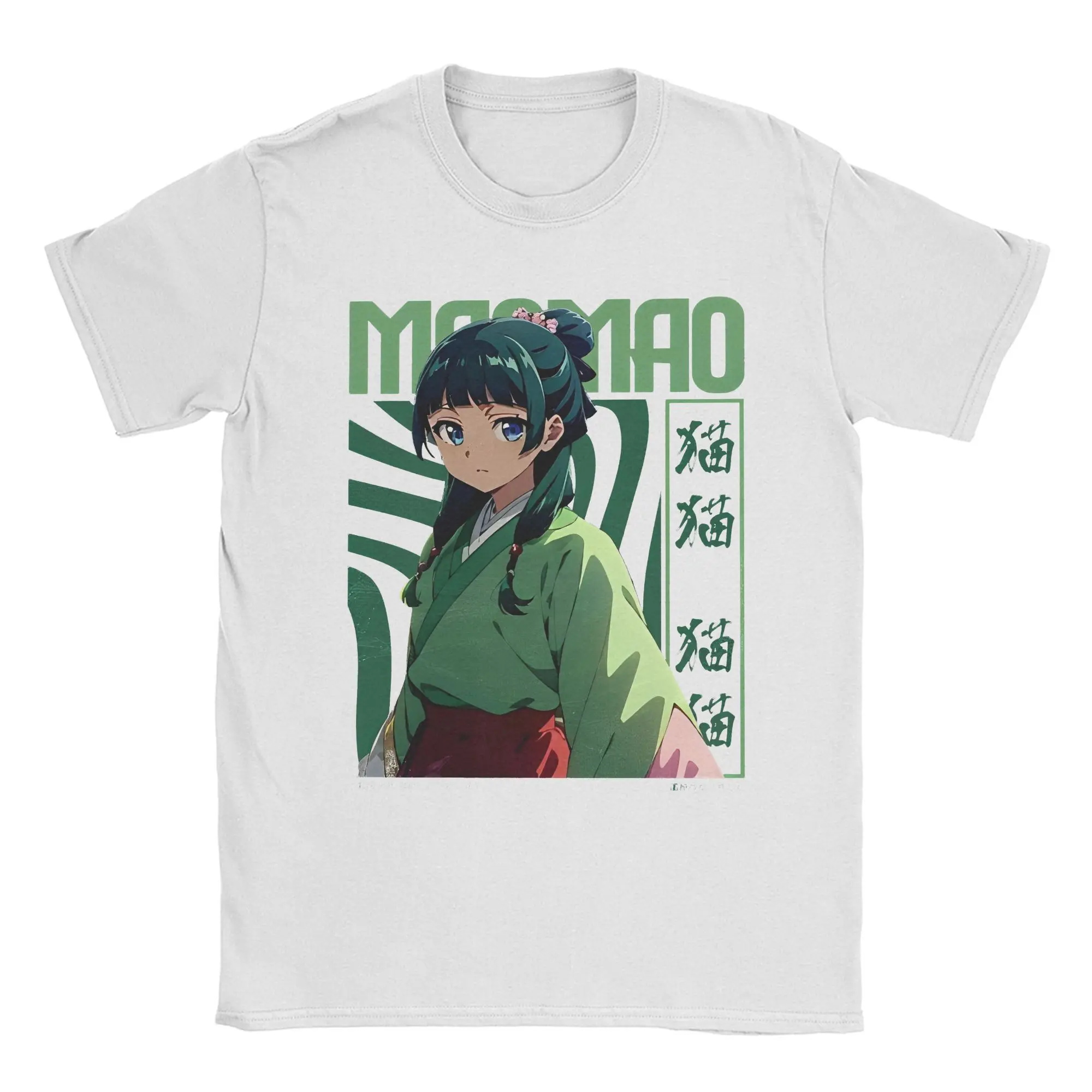 The Apothecary Diaries Maomao Anime T Shirt for Men Pure Cotton Novelty T-Shirt Crew Neck Manga Tees Short Sleeve merch Gift