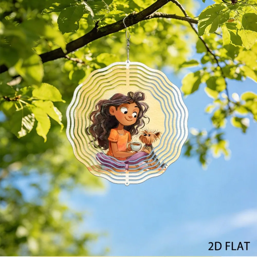 

Iron Wind Chimes Outdoor Garden Decor Unique Gift 10in Patio Yard Art Home