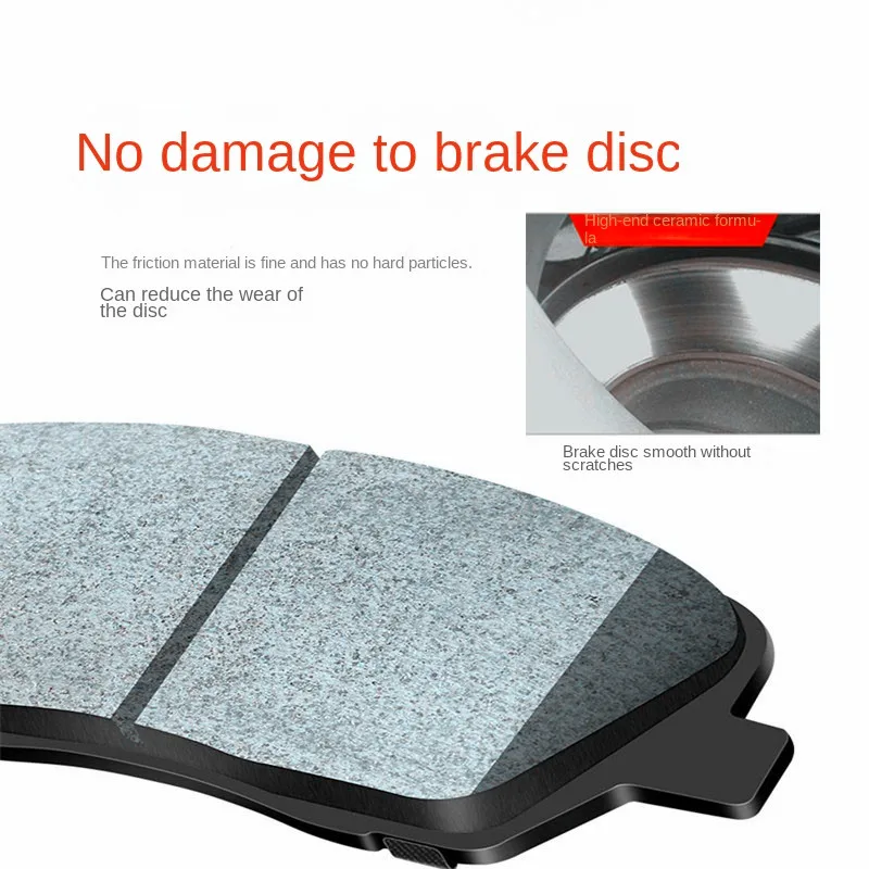 Ceramic Brake Pads Are Suitable For China Faw Besturn X80 (C302) 1.8t/2.0l/2.3l/Parts Front Or Rear