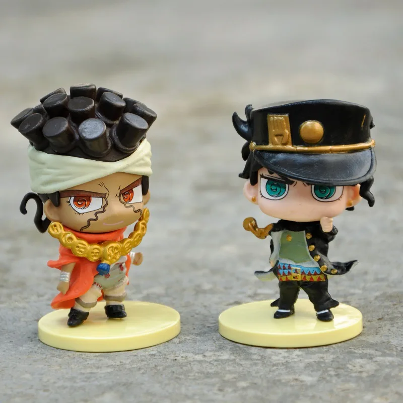 JoJo's Ives Arre Adventure Anime Action Figure pour enfants, Kujo Jotaro, Platinum Star, Imosquito, Polovale eff, KakMongolia in Tenmei, Butter Model, 5 pièces