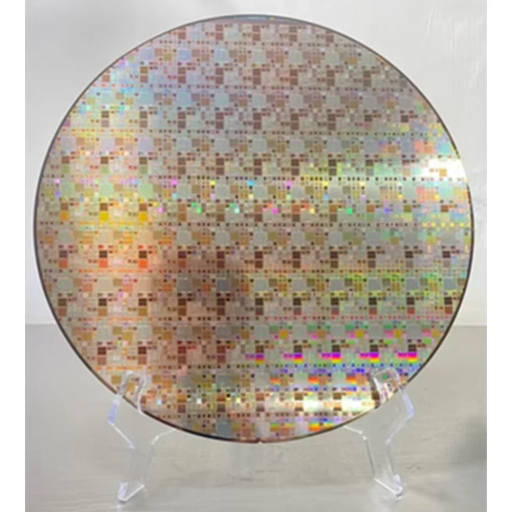 Silicon Wafer 12-Inch Lithography Chip Semiconductor Exhibition Siliconwafer Dummywafer+Wafer Box+Bracket