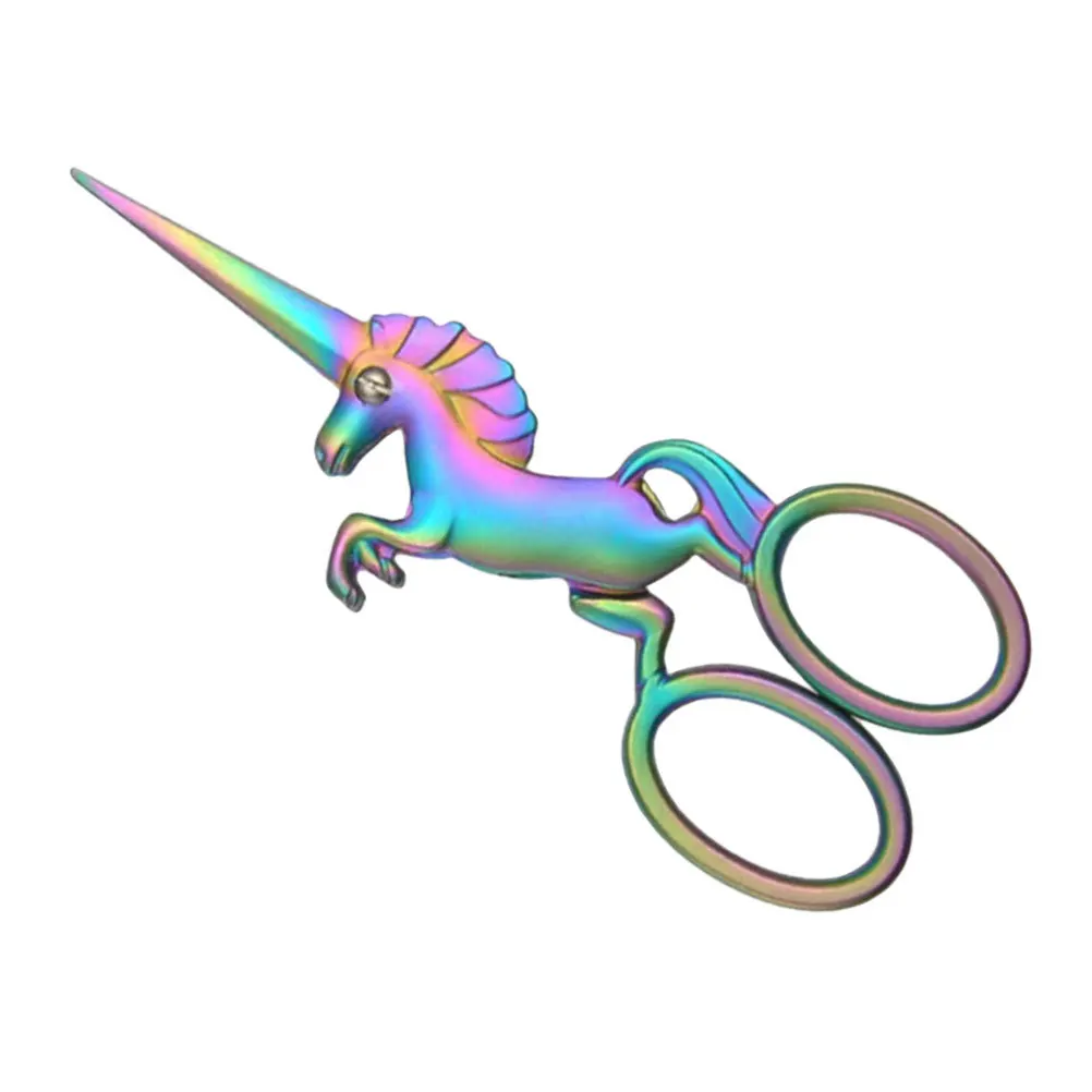 مقص الجمال سبيكة الحصان شكل الحاجب الأنف الشعر اللحية الشارب التشذيب التهيأ مقص الدقة الوجه الشعر المتقلب #1