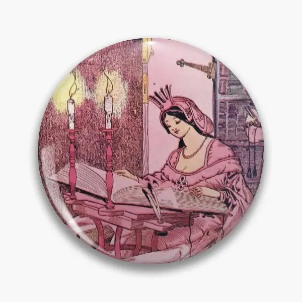 Глинда и Волшебная книга, мягкая пуговица, значок, металлический модный декор, милая булавка для одежды, шляпы, лацкана, мультяшный подарок, забавный креативный