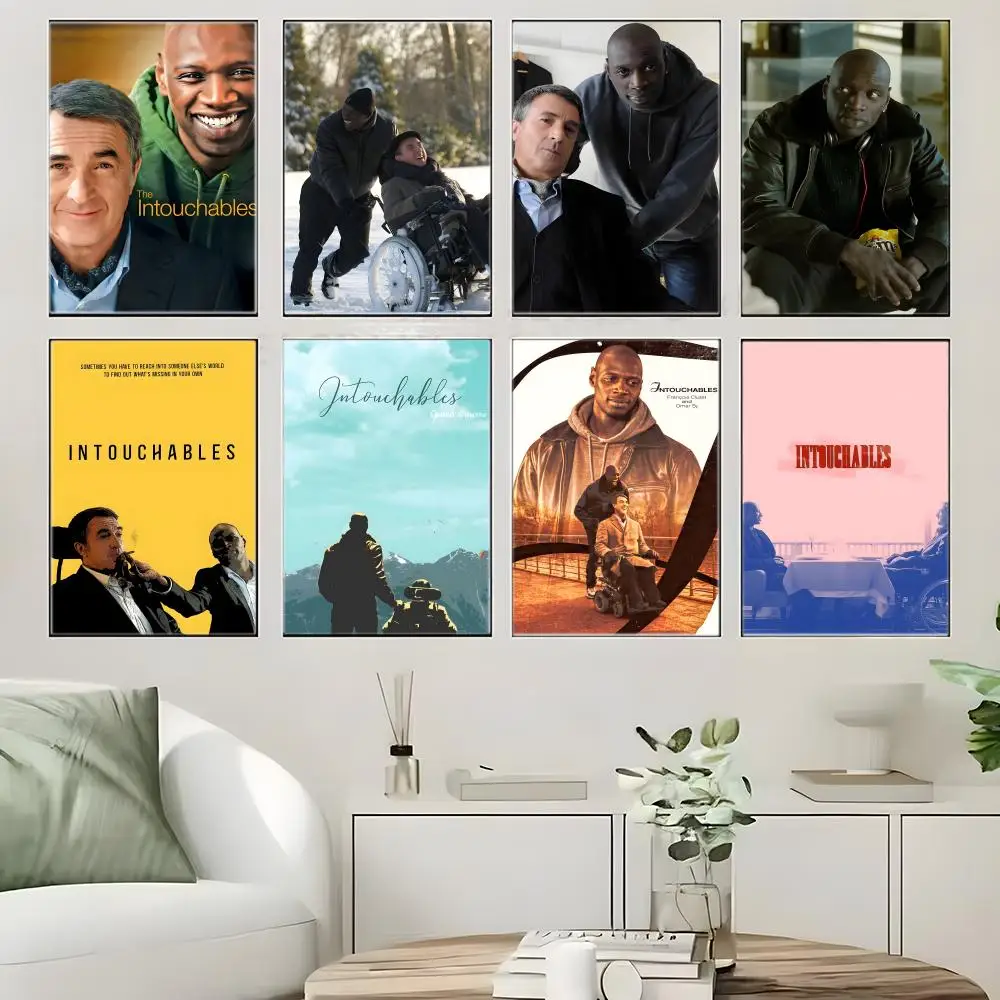 Póster de la película dramática Heartwarming Drama T-The Intouchables, decoración de pared resistente al agua y duradera para todo tipo de espacios