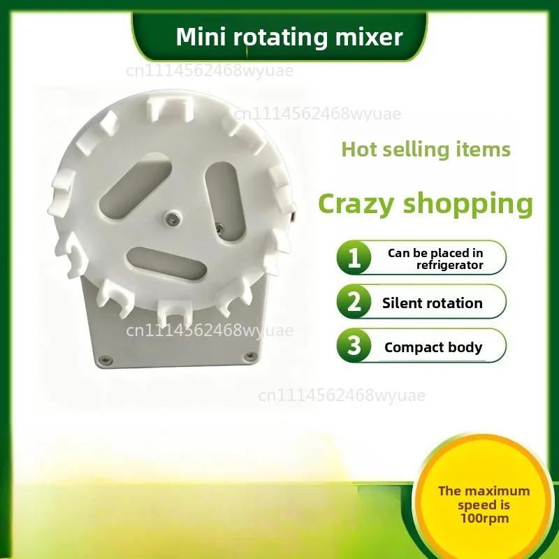 DIY Rotating Mixing Device Mini 32-Tube Vortex Mixer Laboratory - for 1.5mL & 2.0mL Centrifuge Tubes, Adjustable Speed 20-100RPM