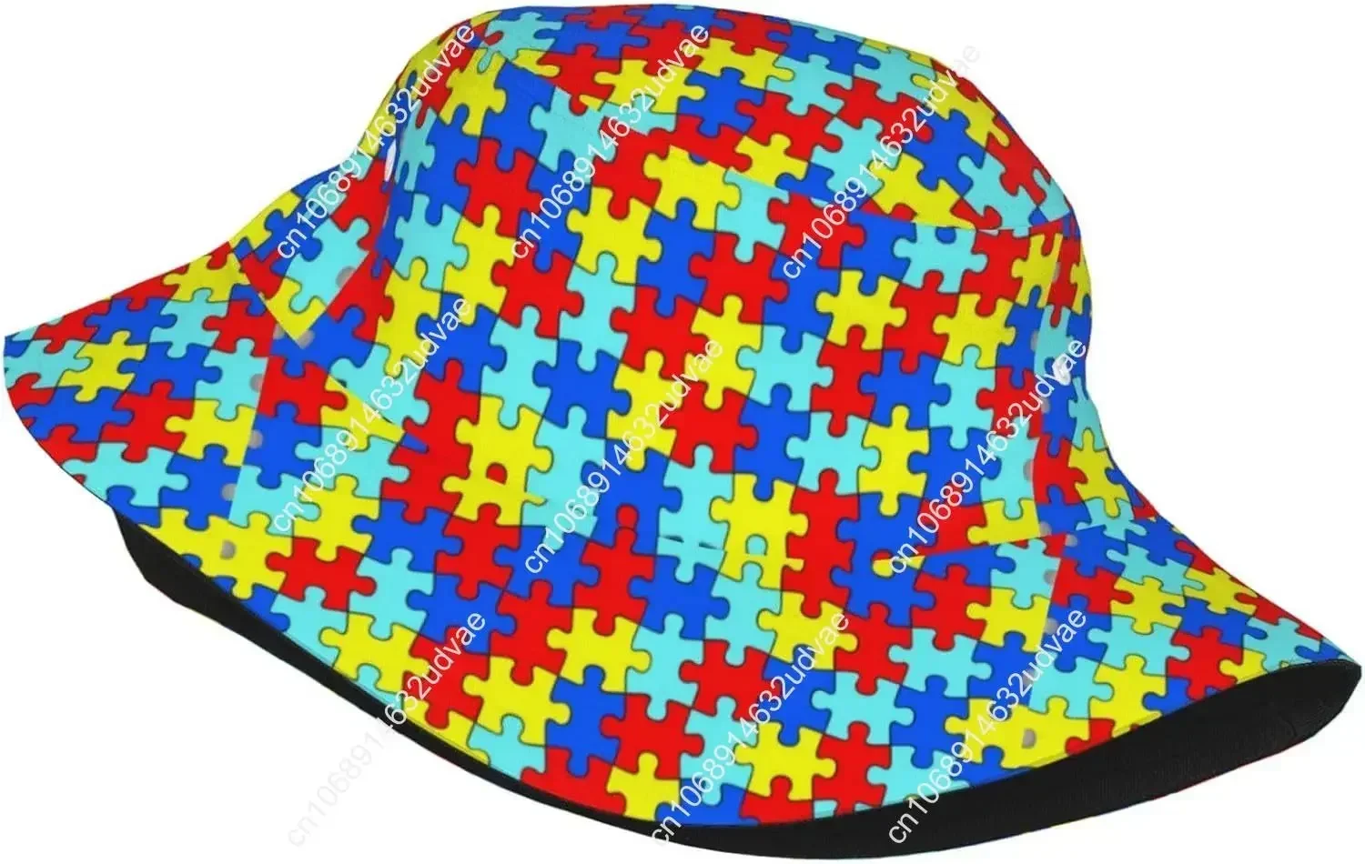 Funny Autism Awareness Bucket Hat Beach Sun Hat Summer Packable Autism Fisherman Cap for Adults Men Women