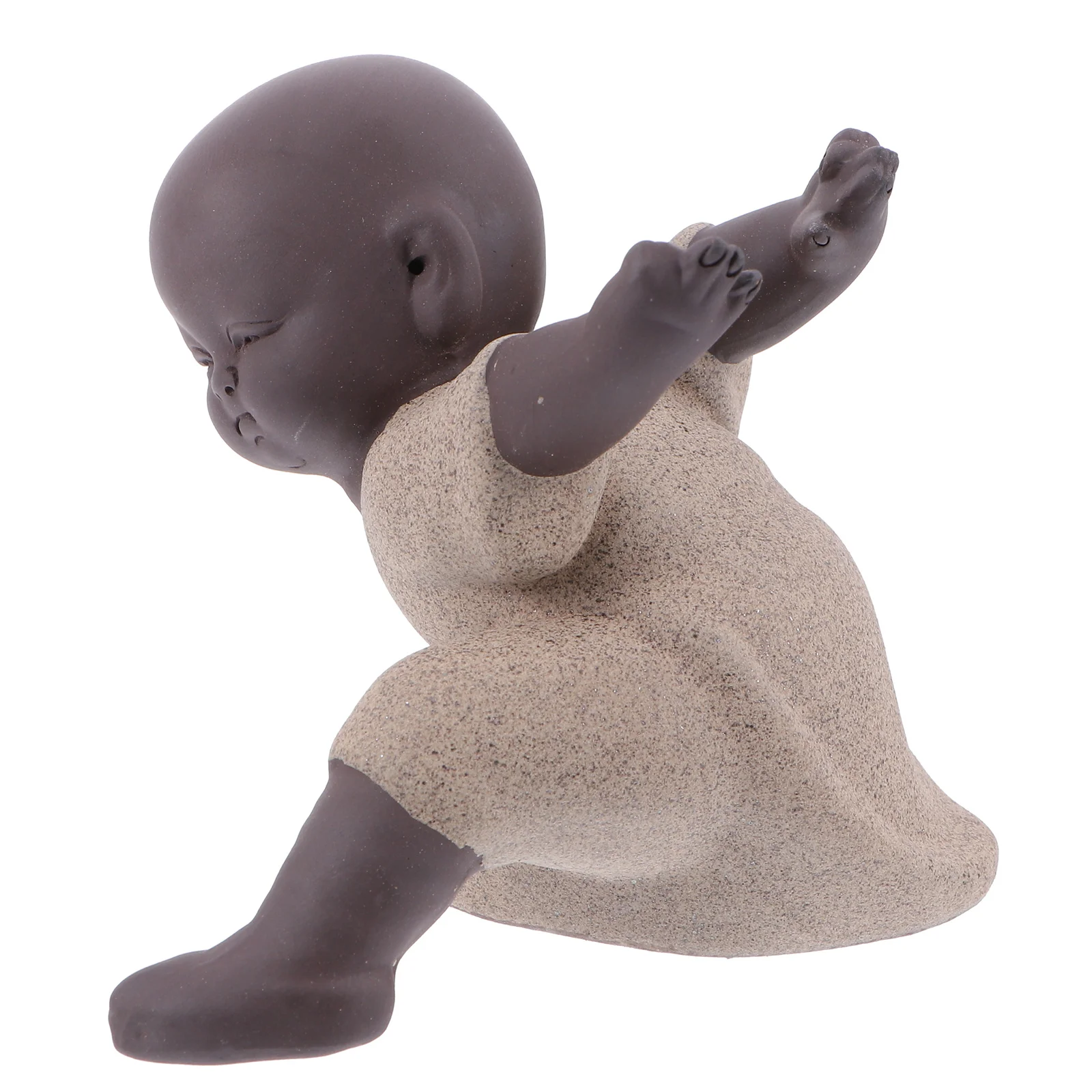 

Ceramic Little Monks Buddha Statue Home Office Decoration Meticulous Craftsmanship Vivid Sculptures Good Fortune Desktop