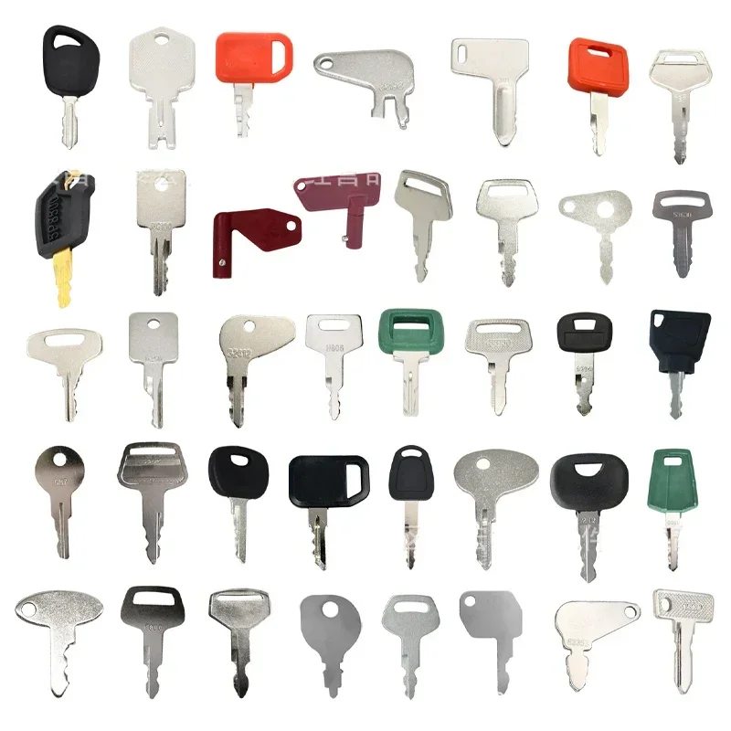 39Pcs Replacement Ignition Key Set Car Master Key Ignition Start Key For Tractors Agricultural Heavy Plant Machinery