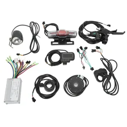 Electric Bicycle Conversion Kit Motor 17A Motor Controller and EN06 Meter Kit for 250W to 350W Motor 36V 48V
