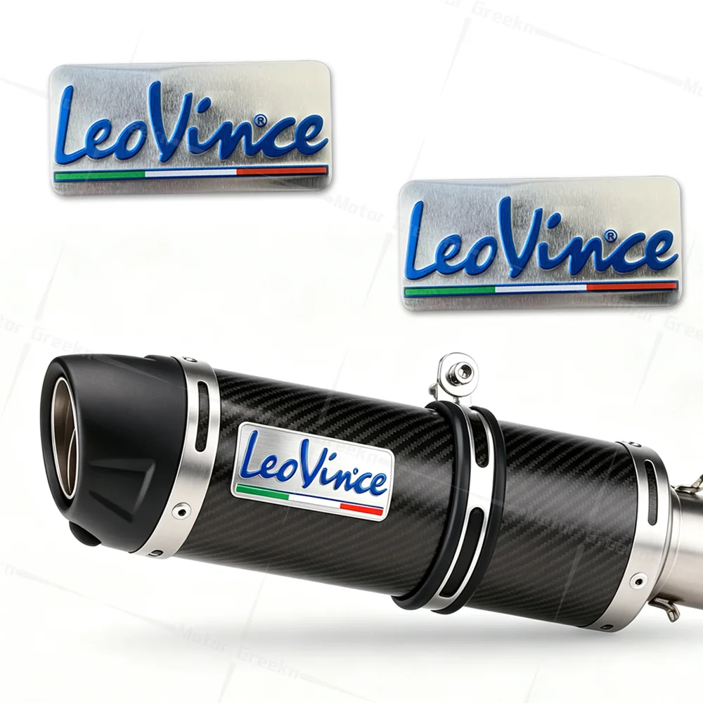 Motorcycle Refit Accessories Exhaust Pipe Stickers Aluminium Moto Racing Heatproof Decals For Leo-Vince for Benelli Ducati Voge