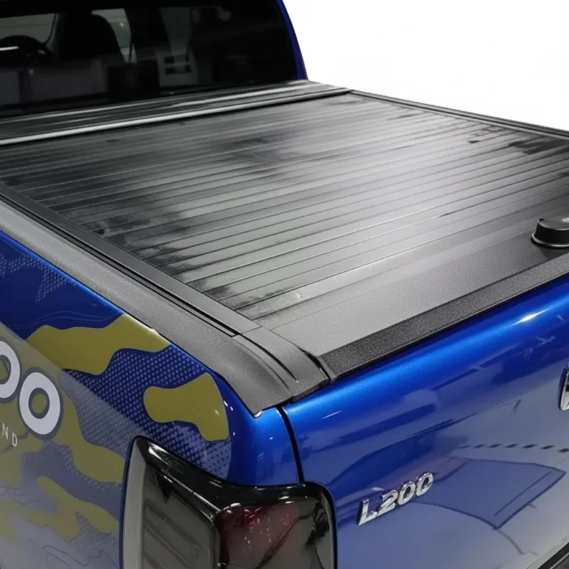 Manual Aluminum Hard Retractable Roller Shutter Tonneau Cover, Factory Direct Waterproof Lockable Truck Bed Roller Lid Custom Fi