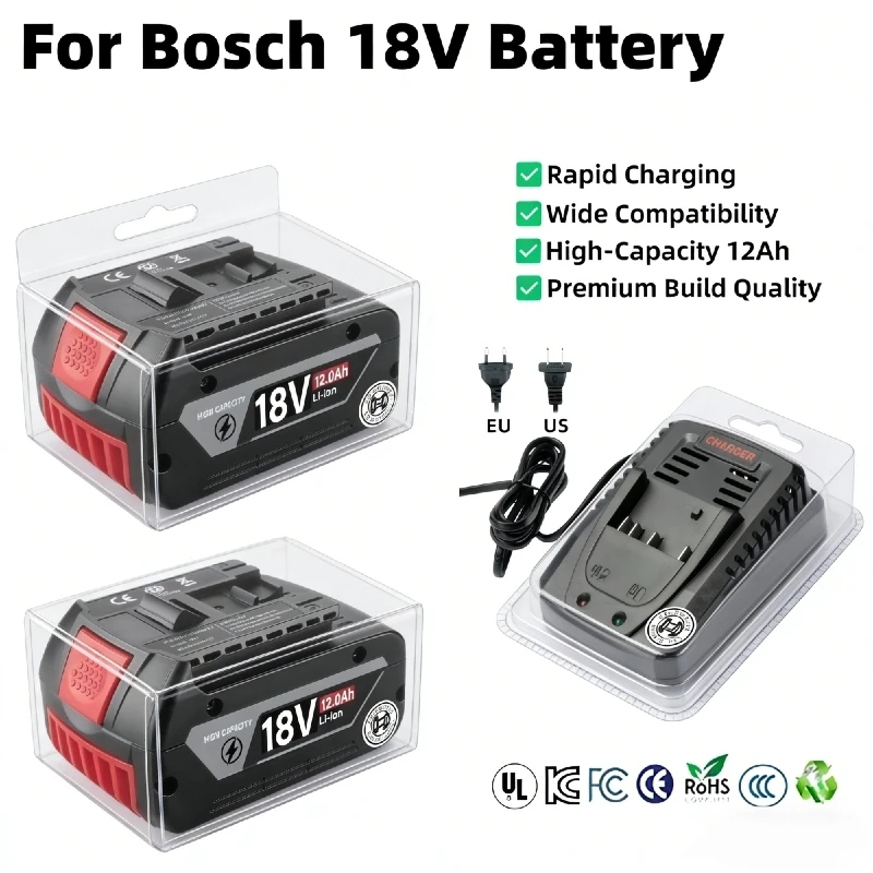 

Original viedakes for Bosch 18V Battery Rechargeable Battery forBosch Battery 18V 12.0Ah Existing Tool Rechargeable Battery.