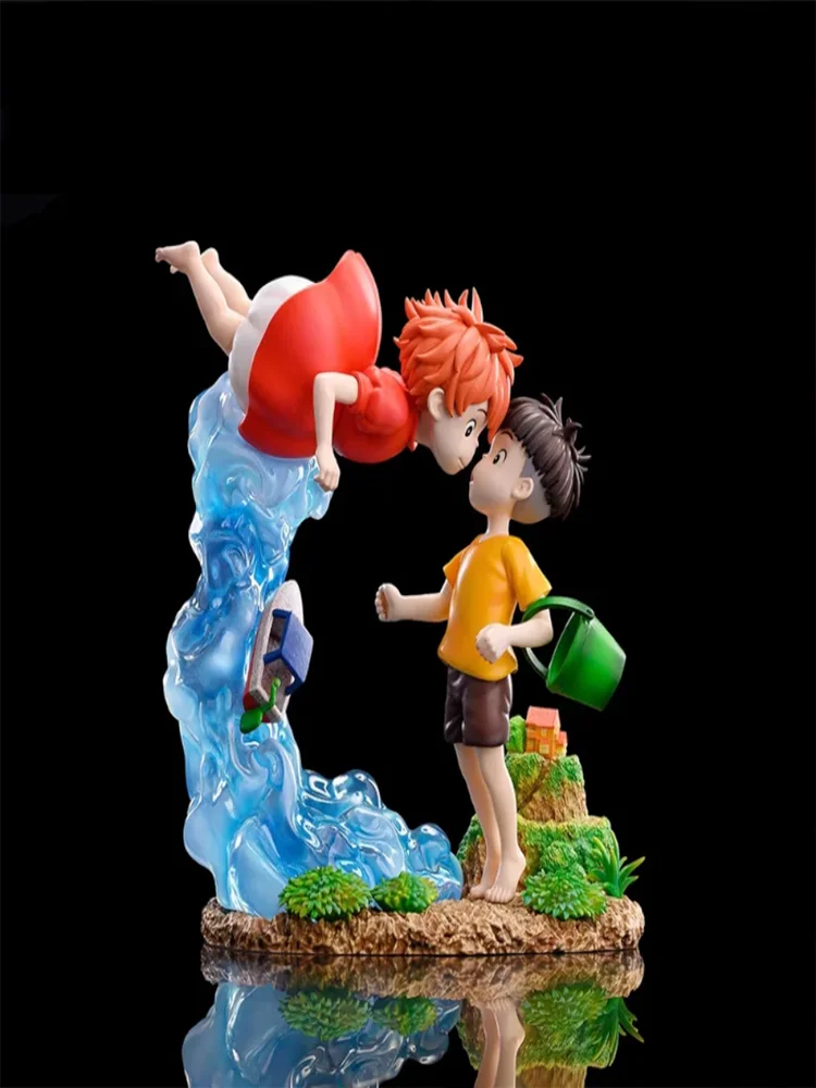 Bestseller Cliff Figur Ponyo auf dem Seegähne Figur PVC GK Statue Anime Actionfigur 15cm Modell Sammlerpuppe Spielzeug Kindergeschenk – Detail 3