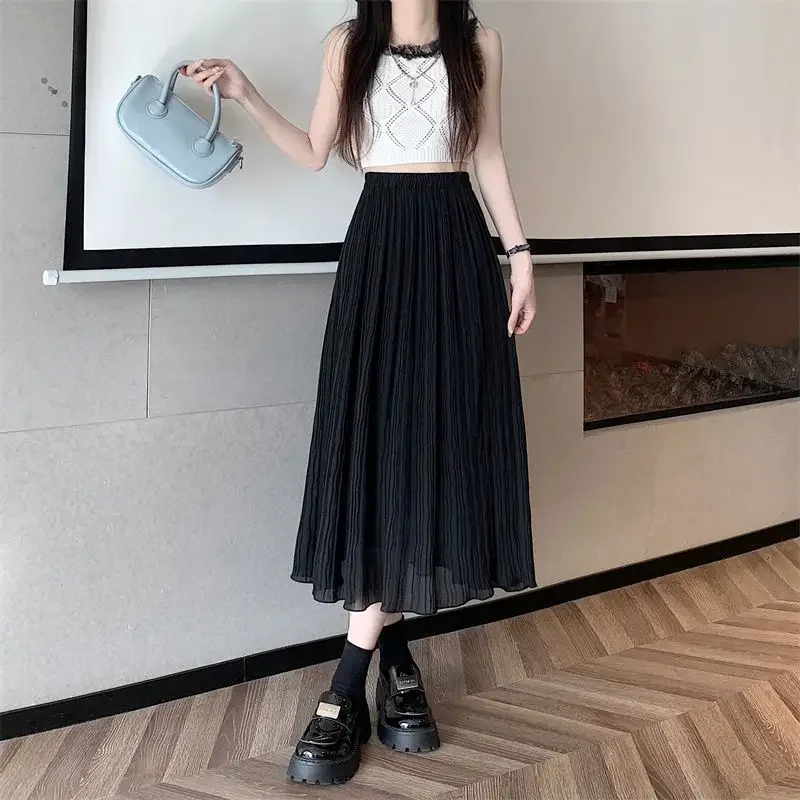 Women's Skirt Korean Style Female Skirts New In A Line Summer Luxury Elegant Harajuku 2024 Trend Modest Offer Aesthetic Hot Chic