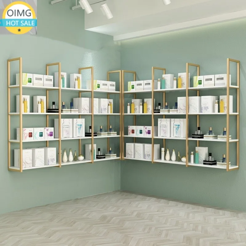Wall-Mounted Simple and Modern  Cabinet  Rack for Nail Store Beauty-Salon