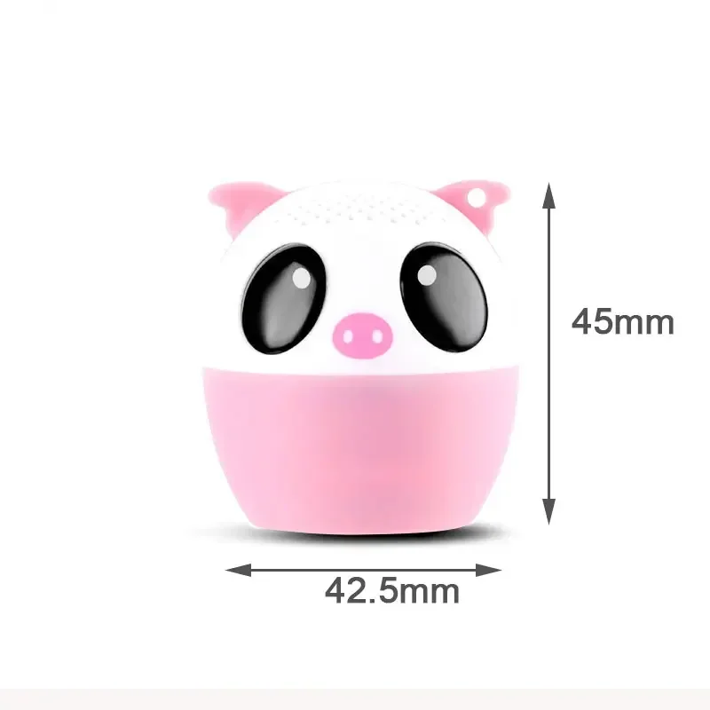 Mini haut-parleur Bluetooth portable pour animaux de compagnie, petit haut-parleur sans fil, caisson de basses musical, colonne, lecteur stéréo basse, cadeau de Noël