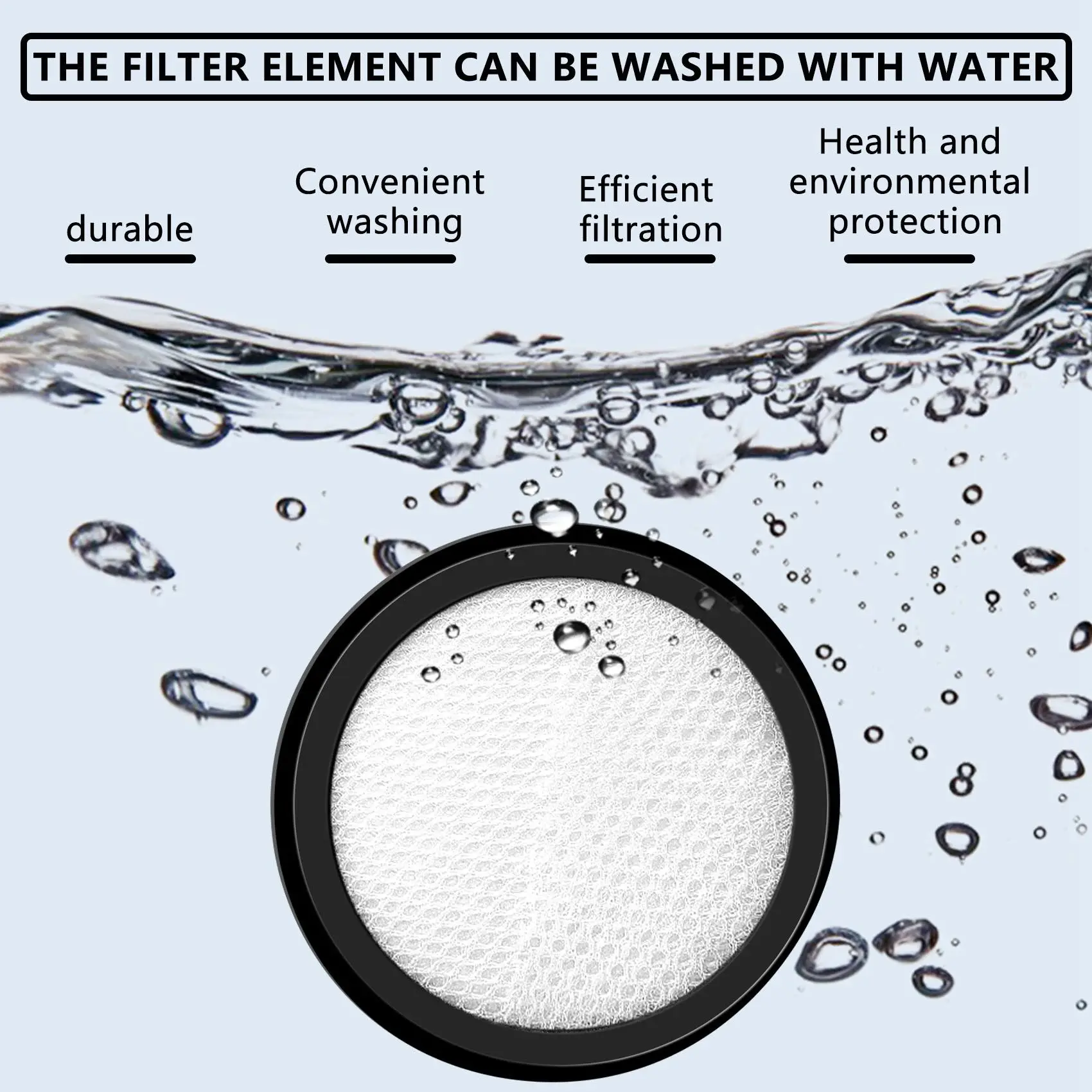 

Filters Cleaning Replacement Hepa Filter For Proscenic P8 Vacuum Cleaner Parts Hepa Filter (For Proscenic P8)-[A04I Tools]