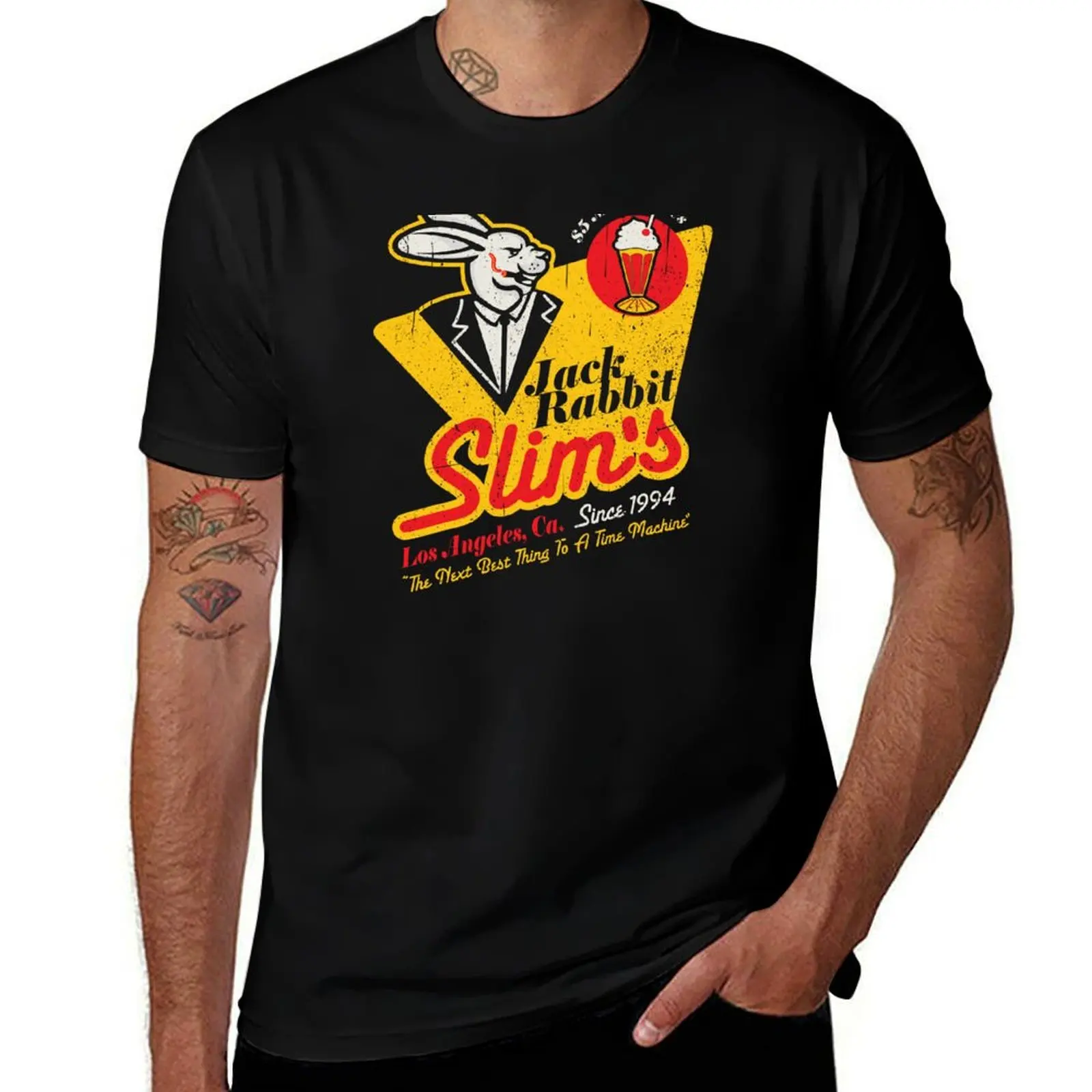 

tshirt t for Slim's shirts shirts cotton 100% Jack Rabbit T-Shirt T-Shirt for man slim cotton man t fit