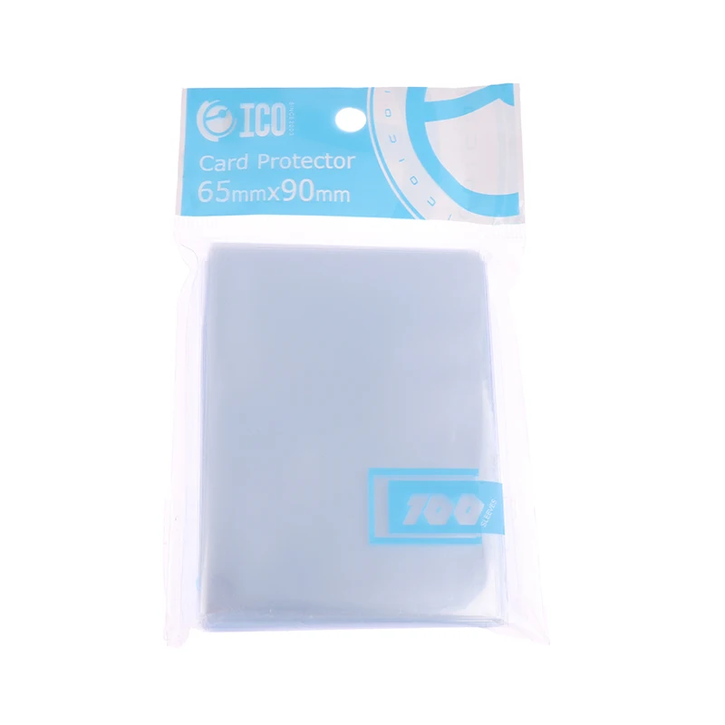 100pcs Clear Card Sleeve Perfect Fit Card Sleeve Card Protector Perfect Size Magic Inner Card Sleeves 65x90mm