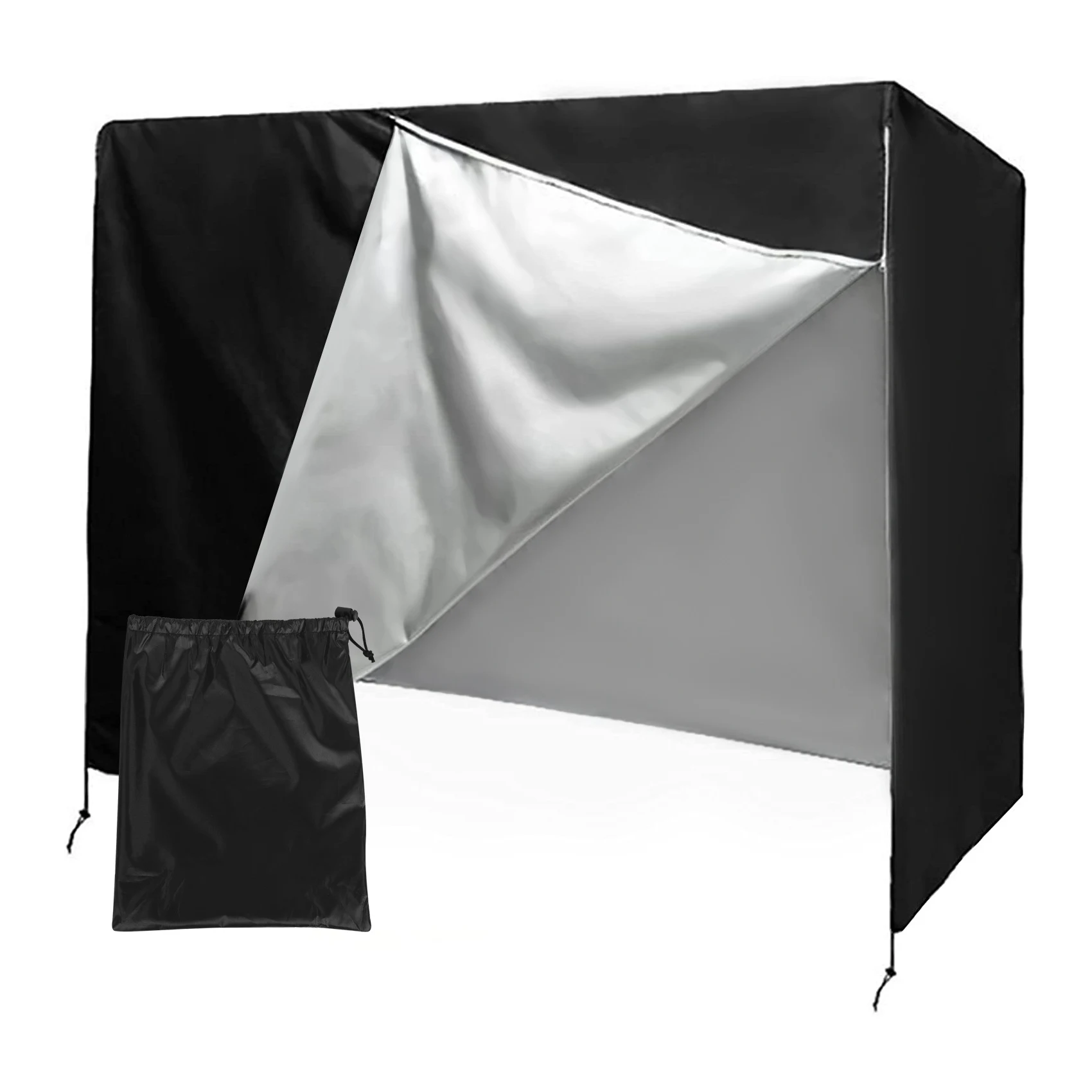 ใหม่ Garden Swing COVER 3 ที่นั่ง Swing Hammock สวนกลางแจ้ง Patio Protector Sun Shade เก้าอี้กันน้ํา