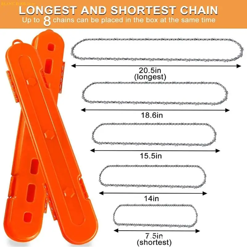 NEW Chainsaw Chain with Hanging Holes for Easy Access Chain Storage Case