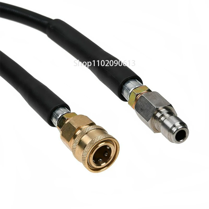 5800PSI7.5-30M Extension High Pressure Washer Hose Pipe 3/8 Washer Tube Quick Connect For Sewer Drain Water Cleaning Car