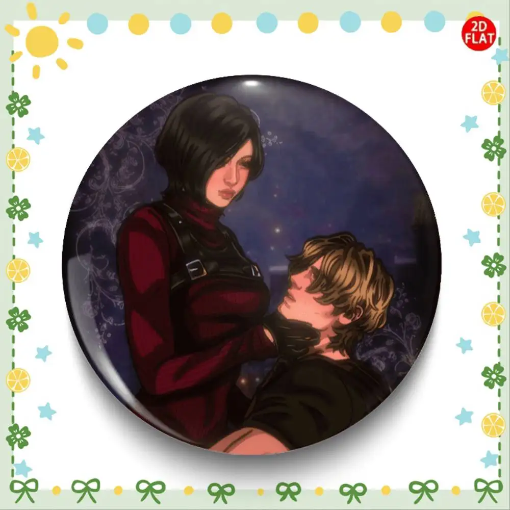 2026 Latest Cartoon Anime Plastic Brooch Pin Badge Suitable For Clothing Badges 25 32 44 58 75 Mm Round Cosplay