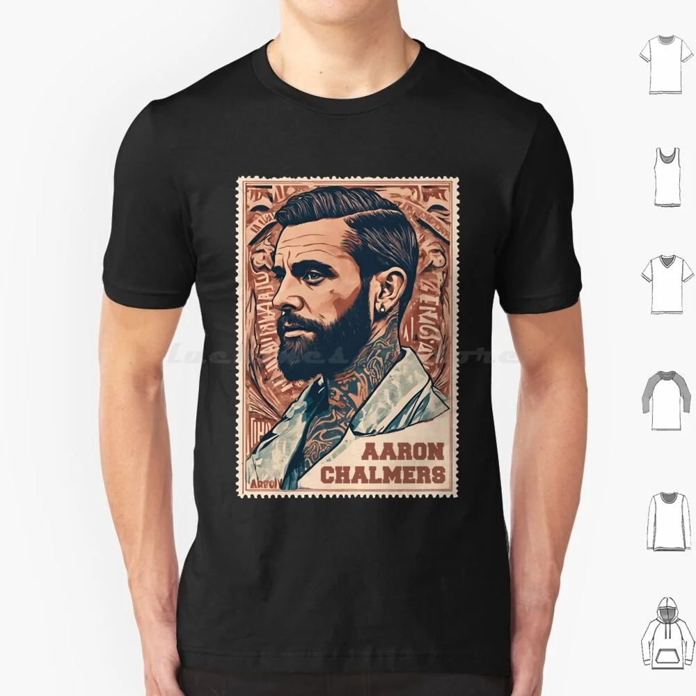 Vintage Aaron Chalmers Mixed Martial Fighters Game Day T Shirt Big Size 100% Cotton Aaron Chalmers Mixed Martial Daddy Mixed