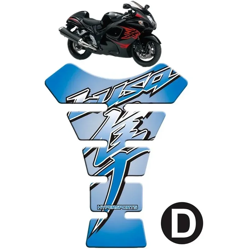 MOTO For Suzuki Hayabusa GSX1300R GSXR1300 Motorcycle Tank Pad Protector 3D Gel Sticker Decal - D