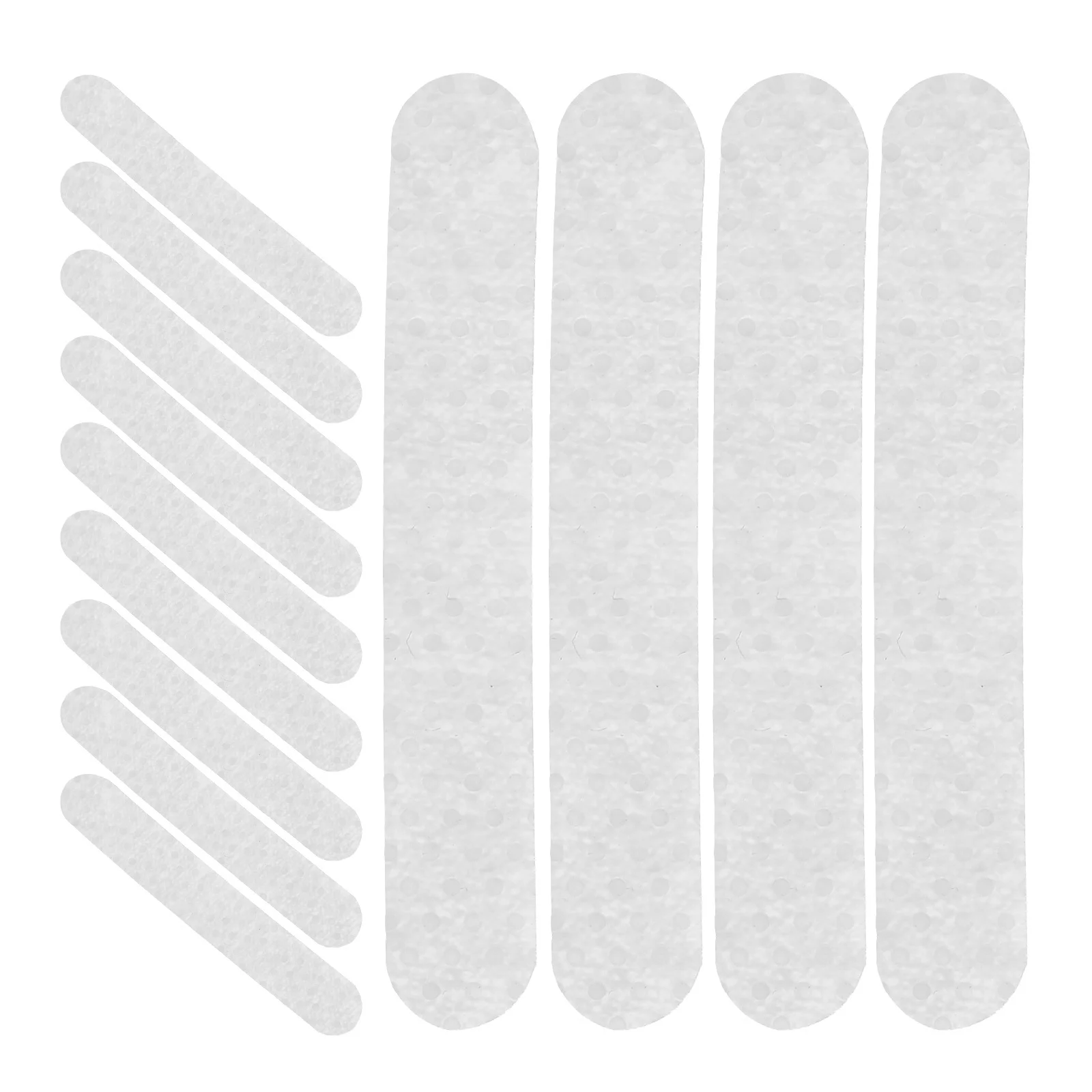 

100Pcs Anti-Slip Hanger Grips Silicone Non-Slip Strips for Wood Plastic Hangers Closet Organization Wardrobe Accessory Hanger