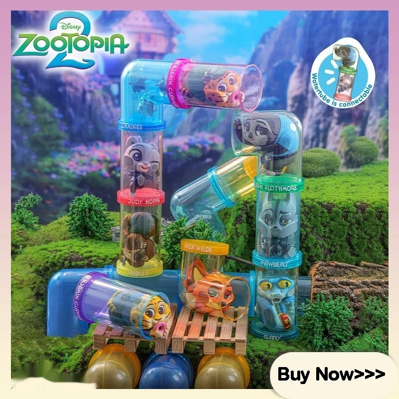 Zootopia 2cosbi слепая коробка мини-кукла Ник Джуди аниме милая мультяшная кукла игрушка изысканное украшение для стола сюрприз Mysterybox подарок